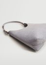 Mango - Lt-Pastel Purple Croc-Effect Baguette Bag, Women Mango - Lt-Pastel Purple Croc-Effect Baguette Bag, Women