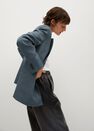 Mango - medium blue Wrap check suit jacket Mango - medium blue Wrap check suit jacket