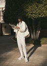 Mango - natural white Knit jogger-style trousers Mango - natural white Knit jogger-style trousers