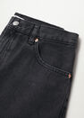 Mango - open grey Straight denim shorts, Women Mango - open grey Straight denim shorts, Women