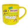 BLUEPRINT COLLECTIONS - Happy News Mug BLUEPRINT COLLECTIONS - Happy News Mug