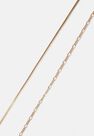 Missguided - Gold Gold Look Double Chain Necklace Missguided - Gold Gold Look Double Chain Necklace