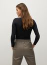 Mango - black Long-sleeved ribbed bodysuit Mango - black Long-sleeved ribbed bodysuit
