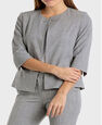 Punt Roma - Grey Cheviot Jacket Punt Roma - Grey Cheviot Jacket