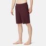 NYAMBA - Small Fitness Long Stretch Cotton Shorts, Bordeaux NYAMBA - Small Fitness Long Stretch Cotton Shorts, Bordeaux