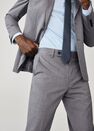 Mango - grey Slim fit microstructure suit trousers Mango - grey Slim fit microstructure suit trousers