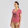 QUECHUA - S Women's Country Walking T-Shirt - NH500 - White QUECHUA - S Women's Country Walking T-Shirt - NH500 - White