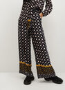 Mango - black Geometric print trousers Mango - black Geometric print trousers
