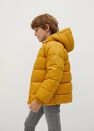 Mango - medium yellow Hood quilted coat Mango - medium yellow Hood quilted coat