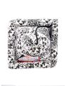 HOGWILD TOYS - Peeramid Bookrest Black Floral HOGWILD TOYS - Peeramid Bookrest Black Floral