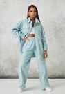 Missguided - Brown Tie Dye Zip Front Corset Crop Top Missguided - Brown Tie Dye Zip Front Corset Crop Top