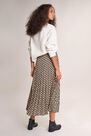 Salsa Jeans - Beige Medium pleated skirt with print Salsa Jeans - Beige Medium pleated skirt with print