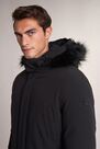 Salsa Jeans - Black Waterproof long jacket with removable faux fur Salsa Jeans - Black Waterproof long jacket with removable faux fur