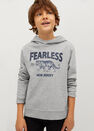 Mango - medium grey Printed hoodie Mango - medium grey Printed hoodie