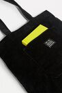 Urban Outfitters - Black UO Corduroy Pocket Tote Bag Urban Outfitters - Black UO Corduroy Pocket Tote Bag