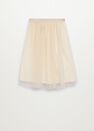 Mango - light beige Tulle midi skirt Mango - light beige Tulle midi skirt