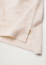 Mango - lt pastel brown 100% linen t-shirt, Women Mango - lt pastel brown 100% linen t-shirt, Women