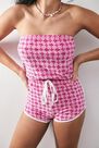 Urban Outfitters - Pink iets frans... Monogram Towelling Playsuit Urban Outfitters - Pink iets frans... Monogram Towelling Playsuit