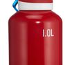 QUECHUA - Unique Size 500 Quick-Opening Aluminium 1.L Hiking Flask, Dark Blue QUECHUA - Unique Size 500 Quick-Opening Aluminium 1.L Hiking Flask, Dark Blue