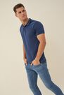 Salsa Jeans - Blue Regular fit cotton polo shirt Salsa Jeans - Blue Regular fit cotton polo shirt