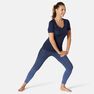 NYAMBA - W35 L31 Women's Slim-Fit Pilates & Gentle Gym Sport Leggings 520 Print, Blue NYAMBA - W35 L31 Women's Slim-Fit Pilates & Gentle Gym Sport Leggings 520 Print, Blue