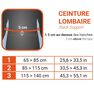 TARMAK - Soft 100 men's/women's supportive lumbar brace - black, 3 TARMAK - Soft 100 men's/women's supportive lumbar brace - black, 3