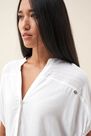 Salsa Jeans - White Sweater with drawstring Salsa Jeans - White Sweater with drawstring