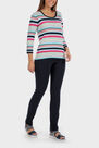 Punt Roma - Multi-coloured striped sweater Punt Roma - Multi-coloured striped sweater