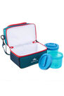 QUECHUA - Mh500 hiking lunch box cooler 4.4 litres (with 2 food boxes) - blue, Unique Size QUECHUA - Mh500 hiking lunch box cooler 4.4 litres (with 2 food boxes) - blue, Unique Size