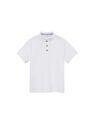 Mango - natural white Mao collar polo shirt Mango - natural white Mao collar polo shirt