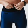 KALENJI - W28 L31 Run Dry+ Feel Women's Running Cropped Bottoms - Black KALENJI - W28 L31 Run Dry+ Feel Women's Running Cropped Bottoms - Black