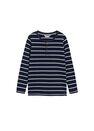 Mango - navy Organic cotton Henley T-shirt Mango - navy Organic cotton Henley T-shirt