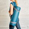NYAMBA - Unique Size Comfort Pilates Floor Mat Size S 170 cm x 55 cm x 10 mm, Dark Petrol Blue NYAMBA - Unique Size Comfort Pilates Floor Mat Size S 170 cm x 55 cm x 10 mm, Dark Petrol Blue