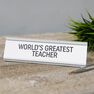 HARVEY MAKIN - Harvey Makin World’s Greatest Teacher Desk Plaque HARVEY MAKIN - Harvey Makin World’s Greatest Teacher Desk Plaque