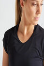 DOMYOS - Small Slim Fitness T-Shirt, Black DOMYOS - Small Slim Fitness T-Shirt, Black