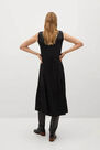 Mango - black Fluted hem dress Mango - black Fluted hem dress