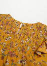 Mango - medium yellow Floral-print flowy blouse Mango - medium yellow Floral-print flowy blouse