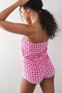 Urban Outfitters - Pink iets frans... Monogram Towelling Playsuit Urban Outfitters - Pink iets frans... Monogram Towelling Playsuit