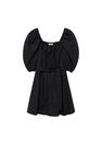 Mango - black Popelin puffed sleeves dress Mango - black Popelin puffed sleeves dress