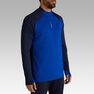 KIPSTA - Medium T500 Adult 1/2 Zip Football Training Sweatshirt - Carbon, Navy Blue KIPSTA - Medium T500 Adult 1/2 Zip Football Training Sweatshirt - Carbon, Navy Blue