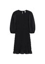 Mango - black Gathered details dress Mango - black Gathered details dress