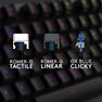 LOGITECH G - Logitech G G512 RGB Mechanical Gaming Keyboard GX Blue USB Passthrough LOGITECH G - Logitech G G512 RGB Mechanical Gaming Keyboard GX Blue USB Passthrough