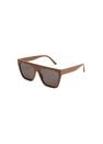 Mango - medium brown Acetate frame sunglasses, Women Mango - medium brown Acetate frame sunglasses, Women