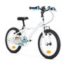 BTWIN - Kids' 16-Inch Bike (4.5-6Y) 100 - Inuit White/Blue BTWIN - Kids' 16-Inch Bike (4.5-6Y) 100 - Inuit White/Blue