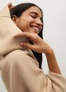 Mango - light beige Cotton hoodie Mango - light beige Cotton hoodie