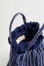 Mango - medium blue Braided bucket bag Mango - medium blue Braided bucket bag