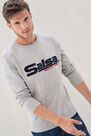 Salsa Jeans - Grey Regular Fit Sweatshirt With Branding Salsa Salsa Jeans - Grey Regular Fit Sweatshirt With Branding Salsa
