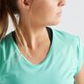 DOMYOS - S Slim Fitness T-Shirt - Black DOMYOS - S Slim Fitness T-Shirt - Black