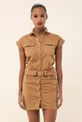 Salsa Jeans - Brown Wonder Push Up dress with belt Salsa Jeans - Brown Wonder Push Up dress with belt