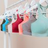 KALENJI - XS AB Comfort Running Bra Camo - Light Blue KALENJI - XS AB Comfort Running Bra Camo - Light Blue